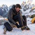 Outdoor Thermal Goose Down Pants lifestyle