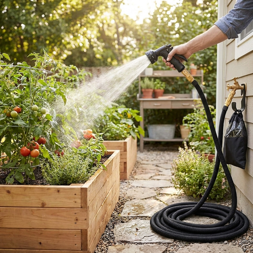 100FT Expandable Garden Water Hose lifestyle