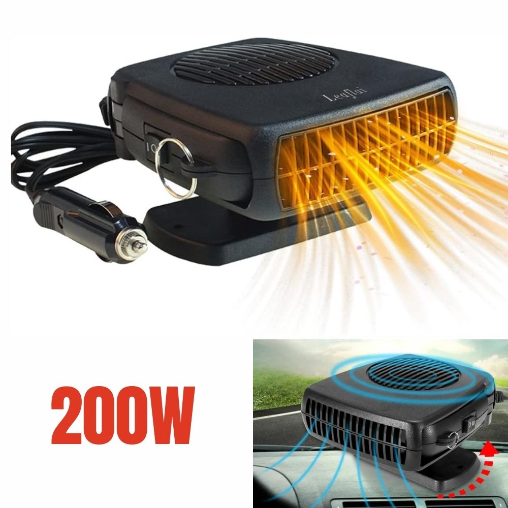 12V Car Heater Fan – 150W/300W Portable Ceramic Auto Heater for Fast Defrost & Heating